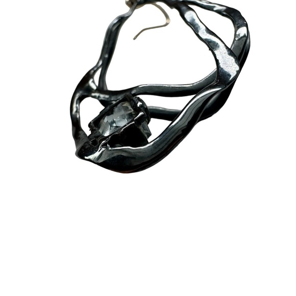 Alexis Bittar Miss Havisham Crystal Interlace Drop Earrings - Picture 11 of 16